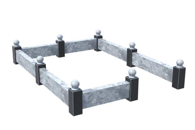 Цоколи на могилу в Иваново | Цоколь на могилу №0031