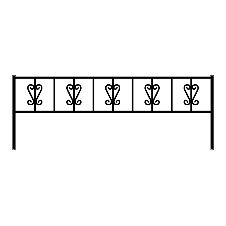 Металлические оградки, столы, скамейки в Иваново | Оградка №8