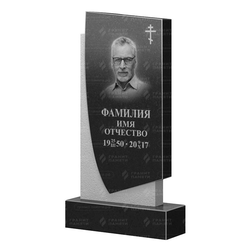 Памятники из гранита вертикальные в Иваново | Гранитный памятник ФГ-075