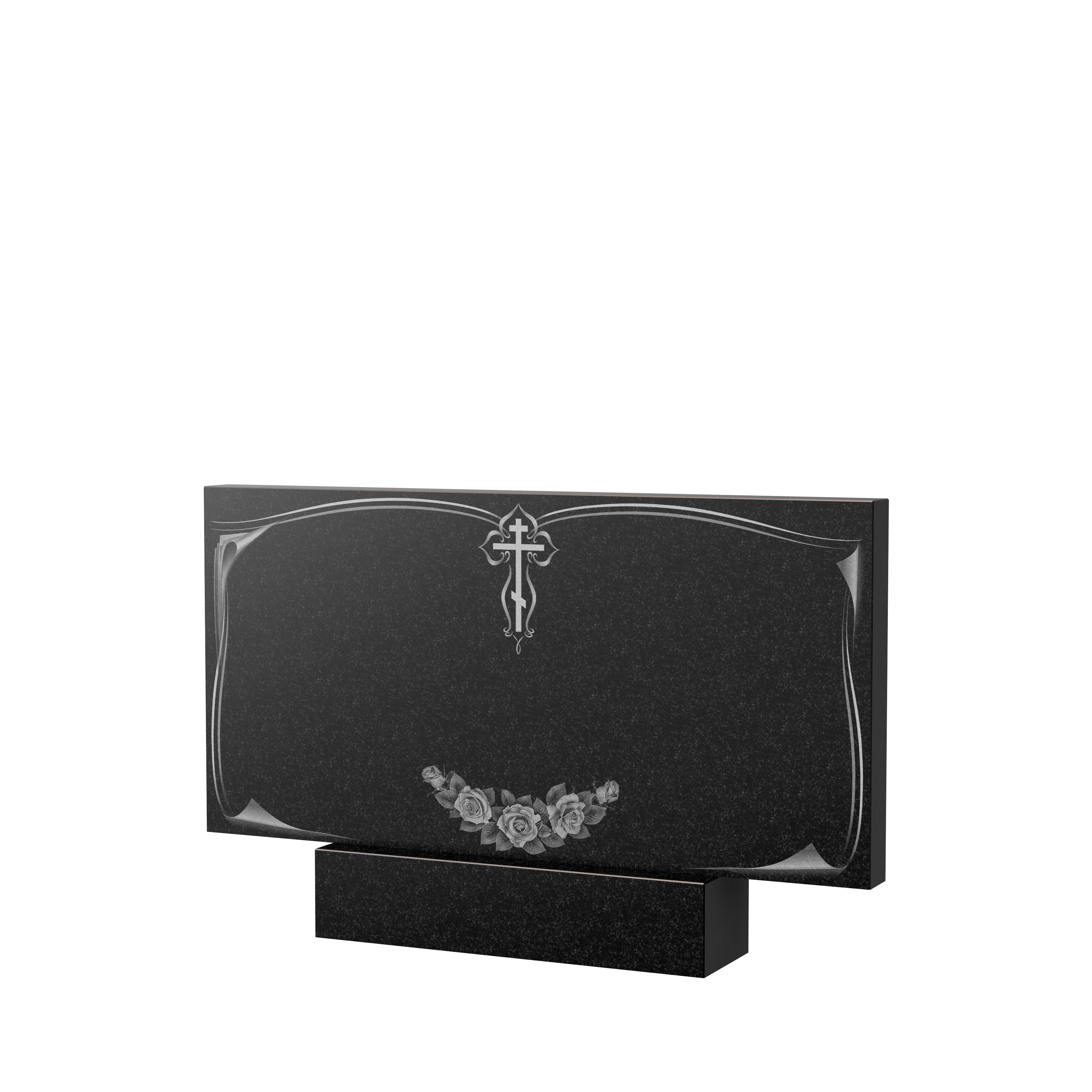 Художественное оформление памятника в Иваново | Художественное оформление на гранитную стелу, рисунок ГХО-001