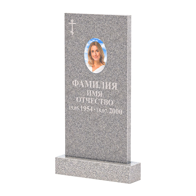 Памятники из цветного гранита в Иваново | Памятник из Сибирского гранита прямой