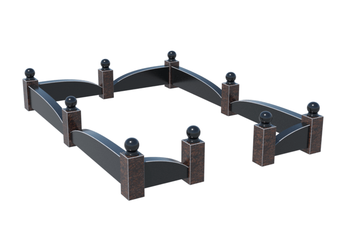 Цоколи на могилу в Иваново | Цоколь на могилу №0044