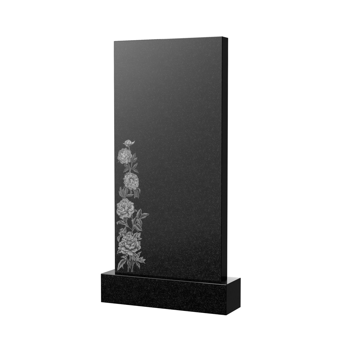 Художественное оформление памятника в Иваново | Художественное оформление на гранитную стелу, рисунок ВХО-059