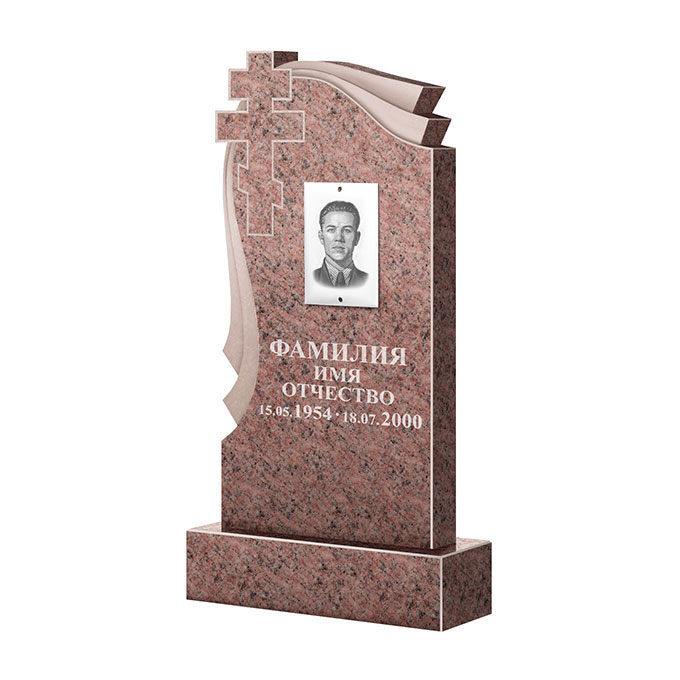 Гранитные памятники в Иваново | Памятник из гранита Розалия Pink ФГЦ-081