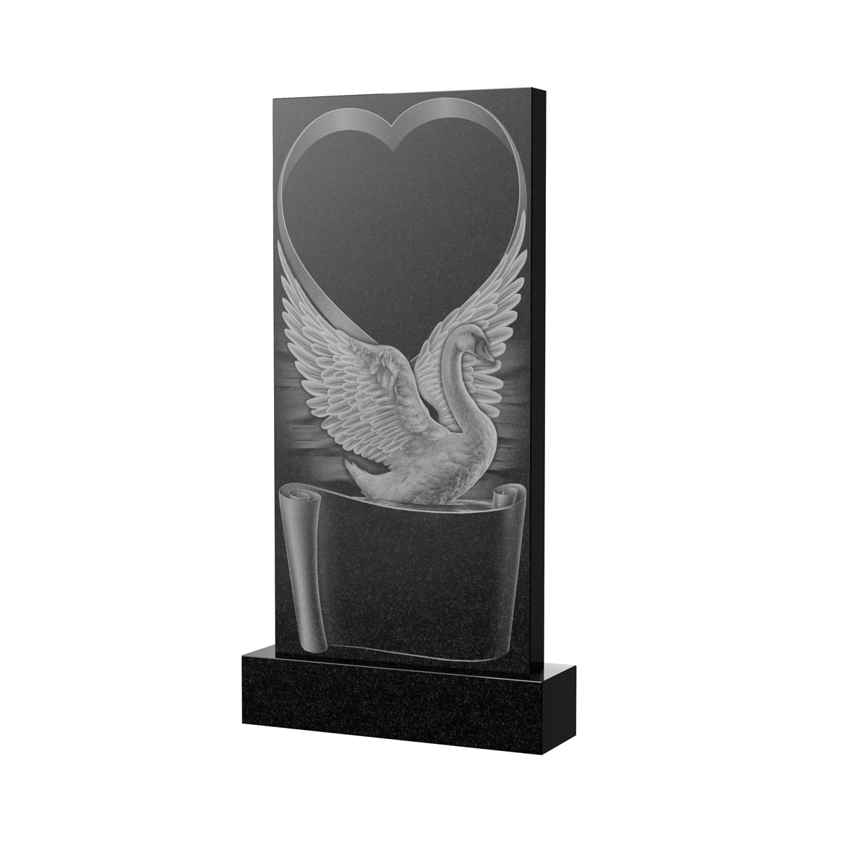 Художественное оформление памятника в Иваново | Художественное оформление на гранитную стелу, рисунок ВХО-034