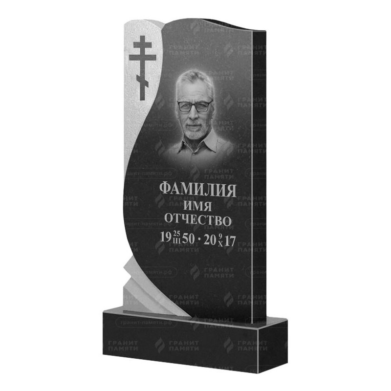 Памятники из гранита вертикальные в Иваново | Гранитный памятник ФГ-169