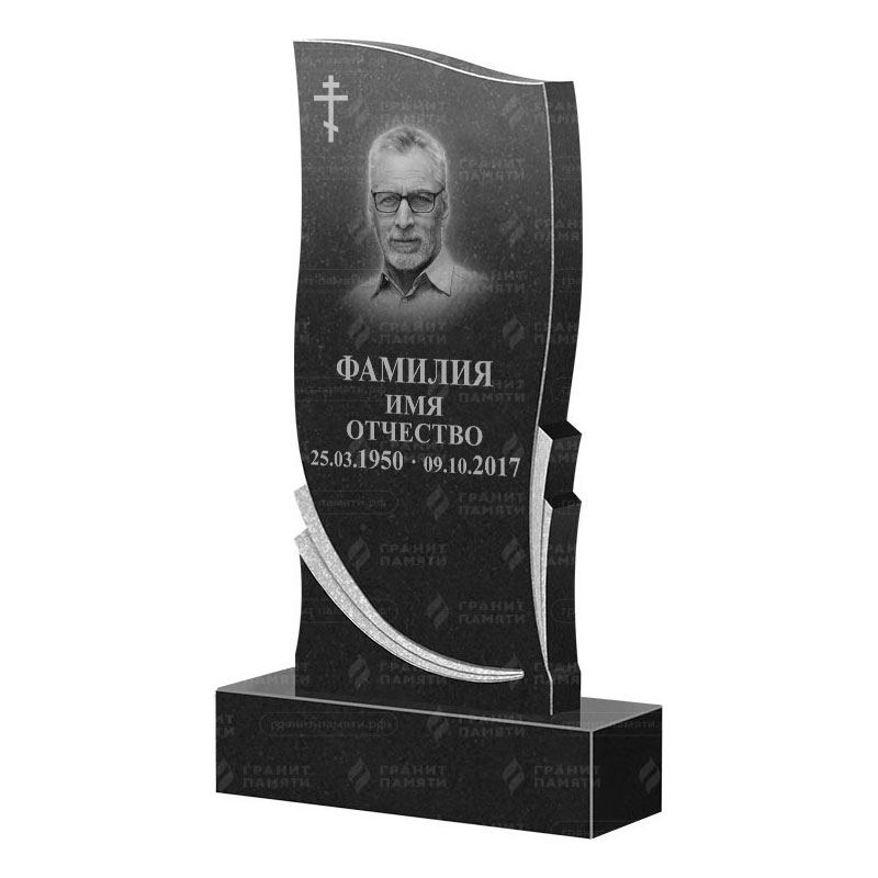Памятники из гранита вертикальные в Иваново | Гранитный памятник ФГ-044