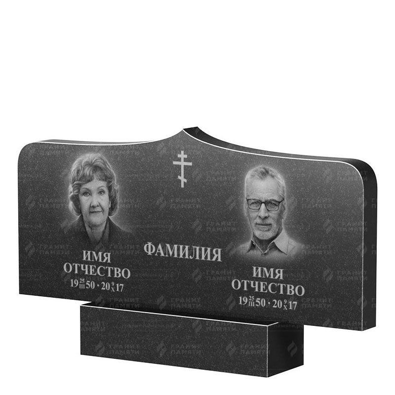 Гранитные памятники в Иваново | Двойной гранитный памятник ФГ-260