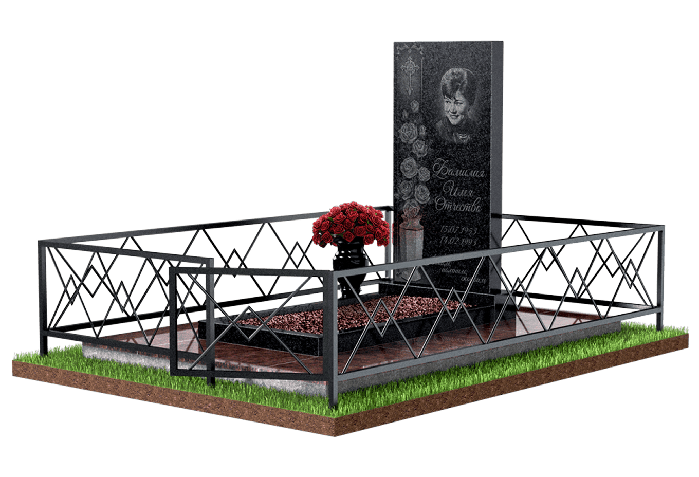 Благоустройство захоронения в Иваново