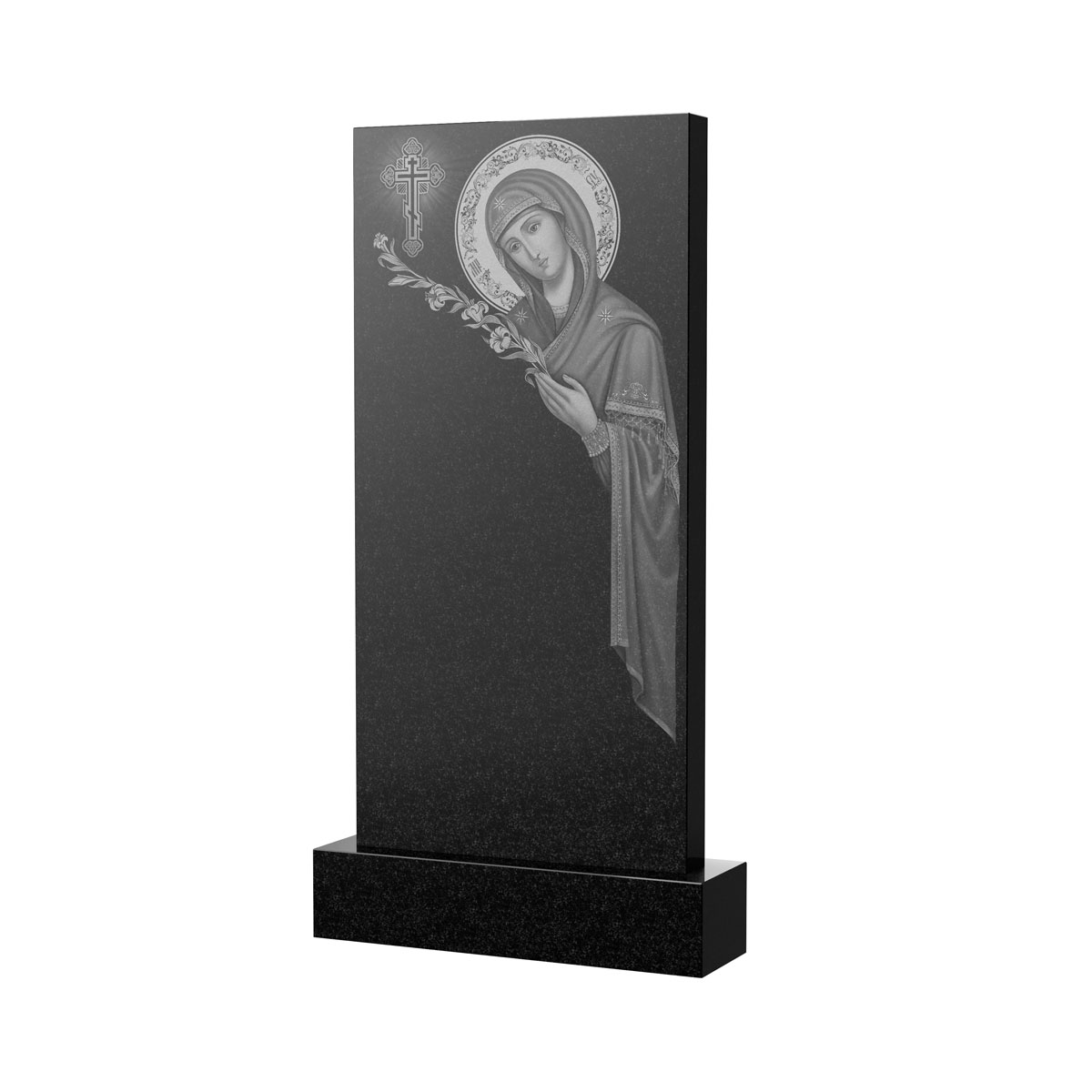 Художественное оформление памятника в Иваново | Художественное оформление на гранитную стелу, рисунок ВХО-035