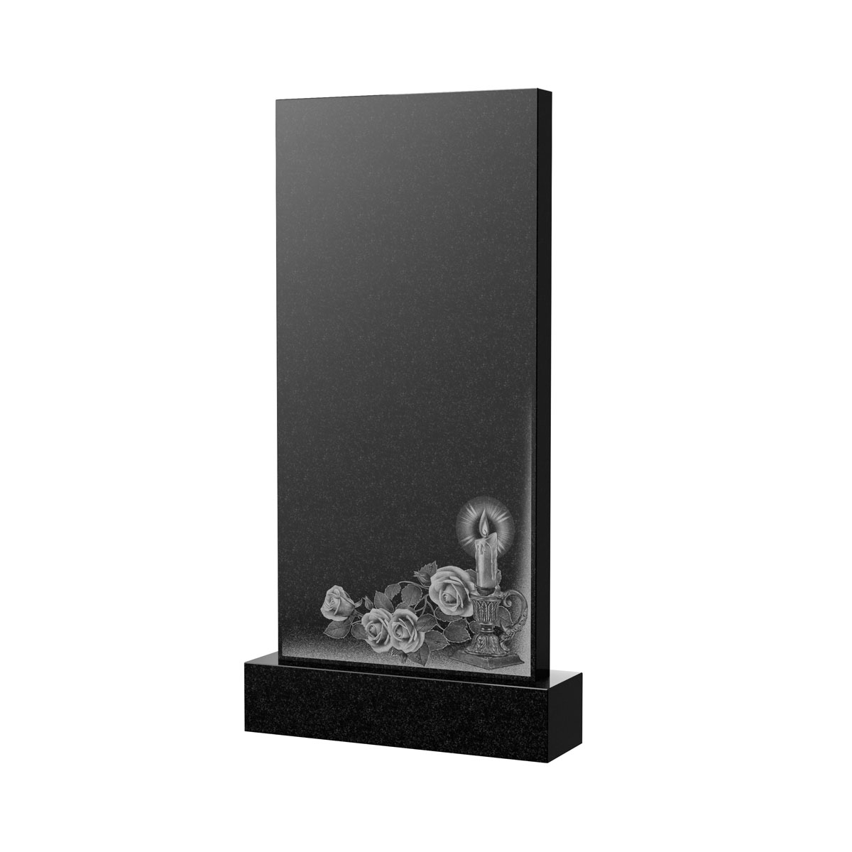 Художественное оформление памятника в Иваново | Художественное оформление на гранитную стелу, рисунок ВХО-050