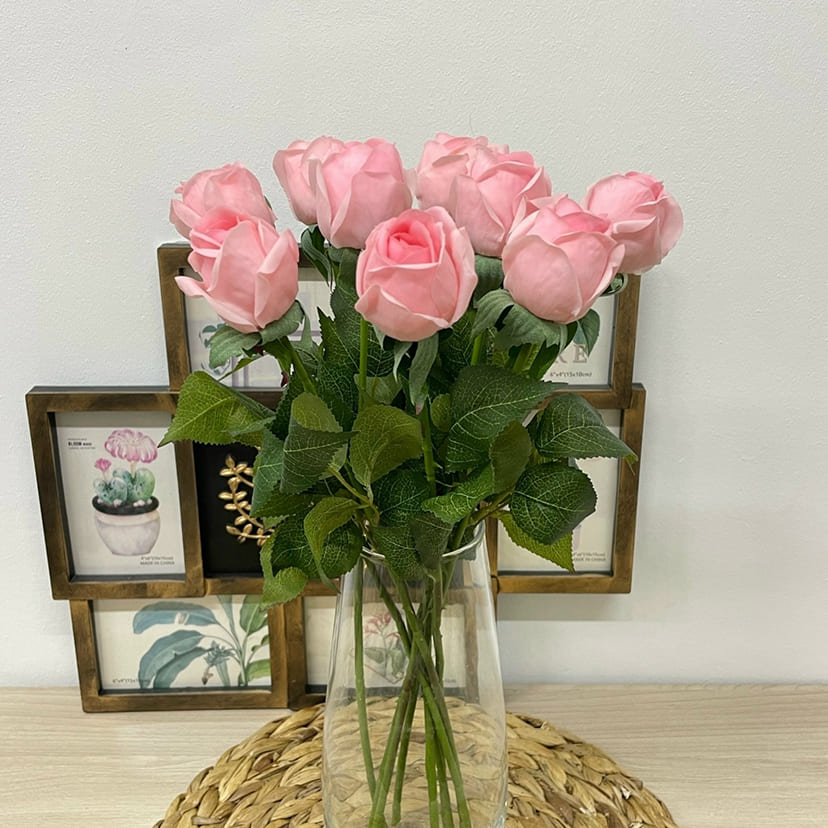 Искусственные цветы в Иваново | Цветок искусственный «Роза», нежно-розовая, одиночный