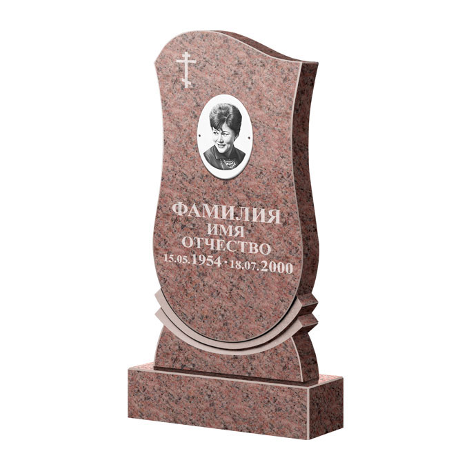 Гранитные памятники в Иваново | Памятник из гранита Розалия Pink ФГЦ-056