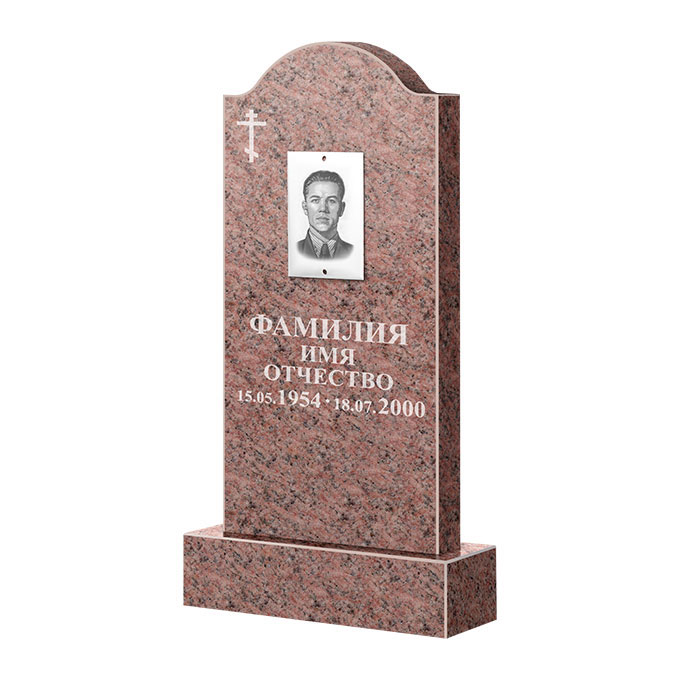 Памятники из цветного гранита в Иваново | Памятник из гранита Розалия Pink ФГЦ-012