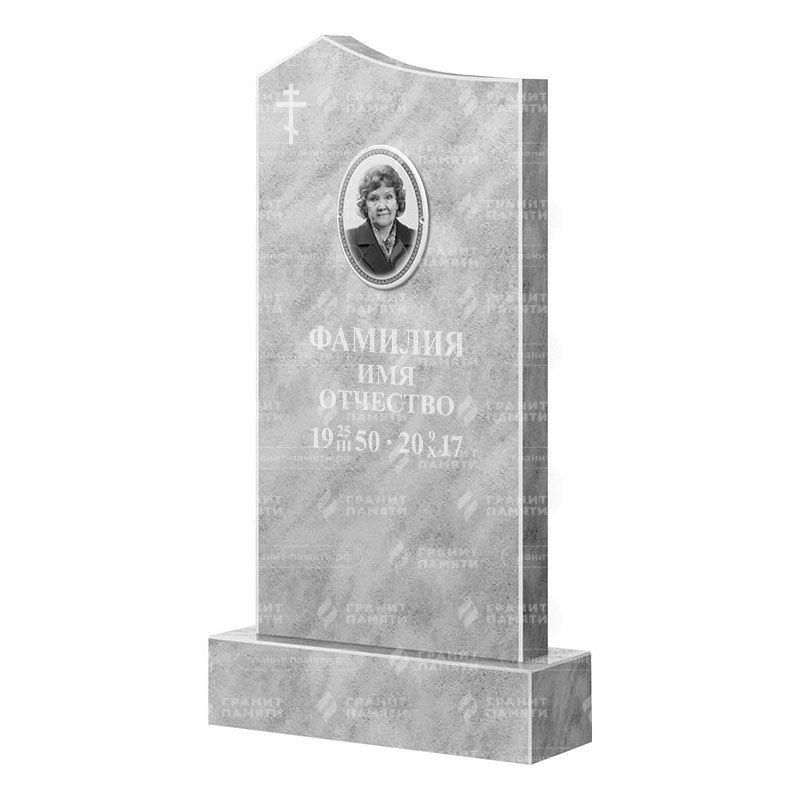 Бюджетные памятники в Иваново | Мраморный памятник ФМ-008