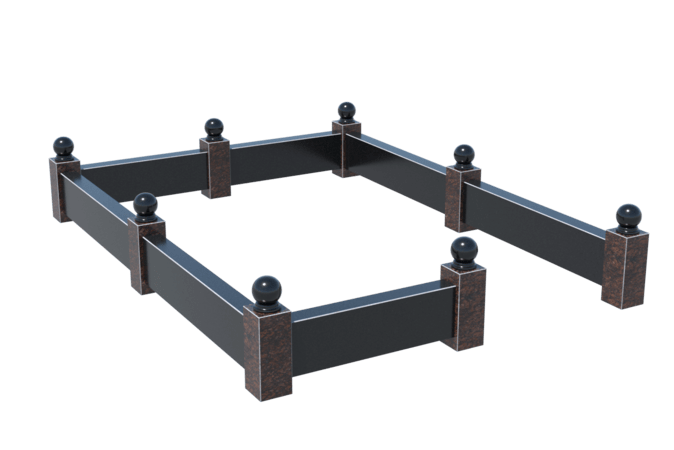 Цоколи на могилу в Иваново | Цоколь на могилу №0035