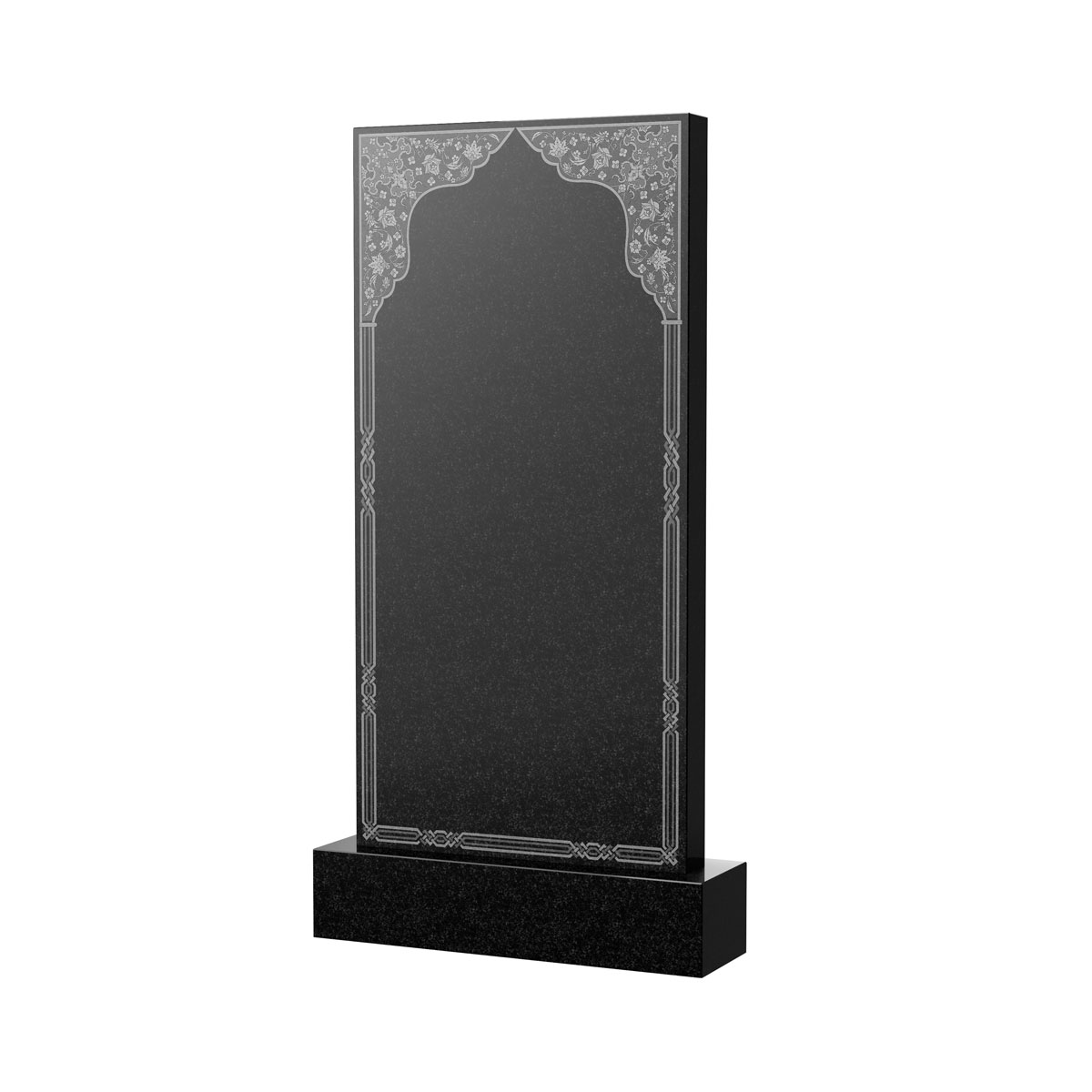 Художественное оформление памятника в Иваново | Художественное оформление на гранитную стелу, рисунок ВХО-042