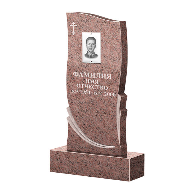 Гранитные памятники в Иваново | Памятник из гранита Розалия Pink ФГЦ-044