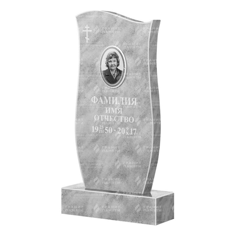 Бюджетные памятники в Иваново | Мраморный памятник ФМ-033