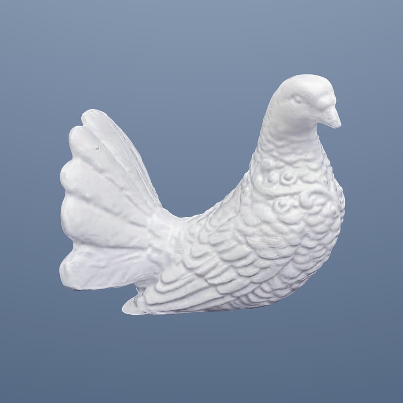 Скульптуры из искусственного мрамора в Иваново | Голубь право