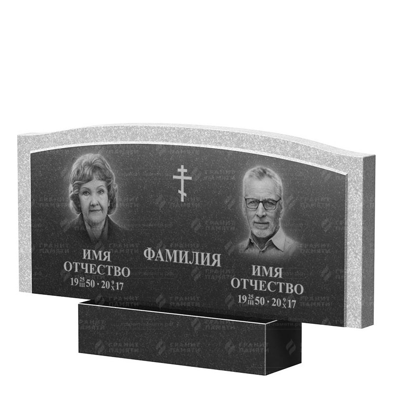 Памятники из гранита двойные в Иваново | Двойной гранитный памятник ФГ-131