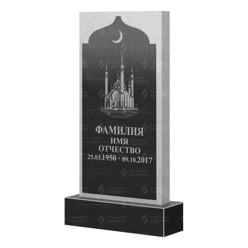 Мусульманские памятники на могилу в Иваново | Гранитный памятник ФГ-167