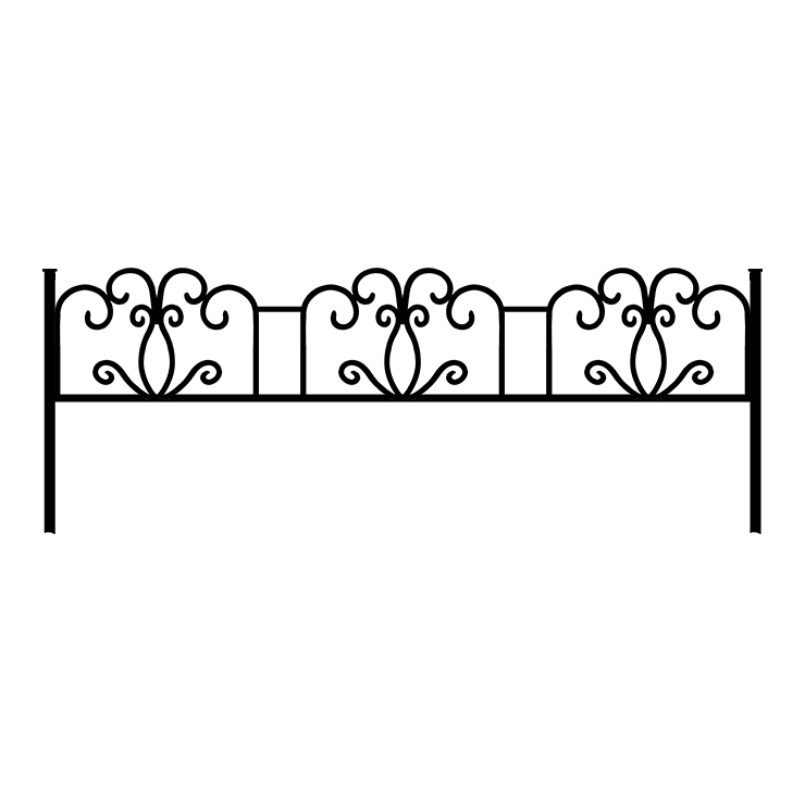 Металлические оградки, столы, скамейки в Иваново | Оградка №4