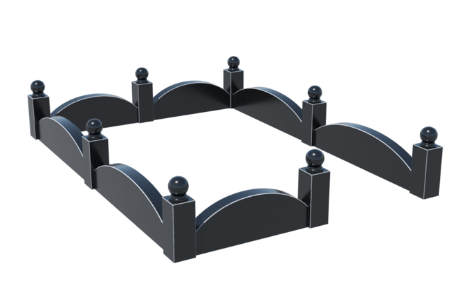 Цоколи на могилу в Иваново | Цоколь на могилу №0002