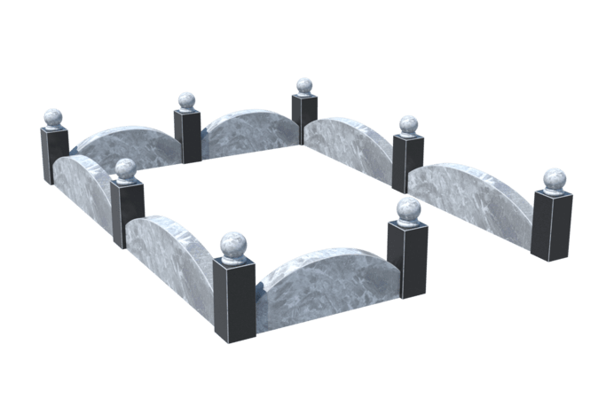 Цоколи на могилу в Иваново | Цоколь на могилу №0003