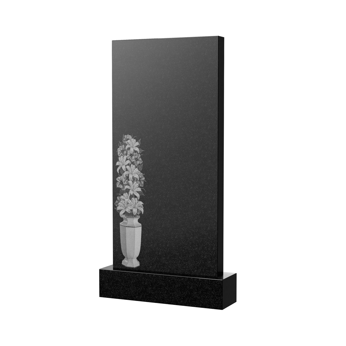 Художественное оформление памятника в Иваново | Художественное оформление на гранитную стелу, рисунок ВХО-057