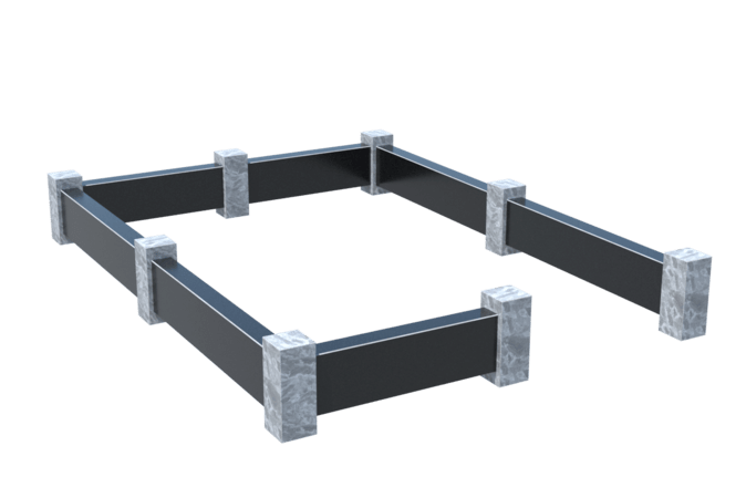 Цоколи на могилу в Иваново | Цоколь на могилу №0032