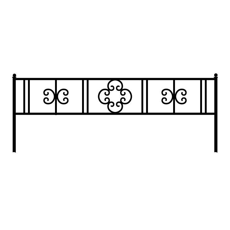 Кованые изделия в Иваново | Кованая оградка ОГ.006