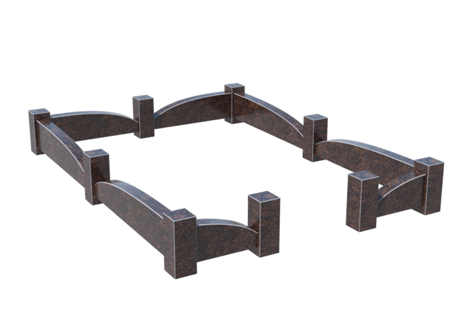 Цоколи на могилу в Иваново | Цоколь на могилу №0043