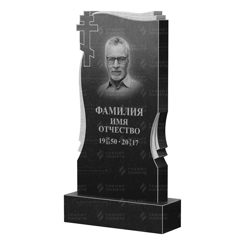 Памятники из гранита вертикальные в Иваново | Гранитный памятник ФГ-185